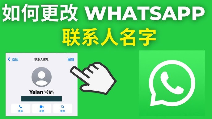 WhatsApp如何改名字？